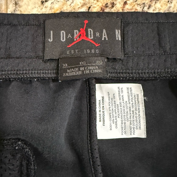 Nike Jordan 23e Flight Tech Lite Snap Pants Black Mens Size XL RARE - Picture 2 of 5